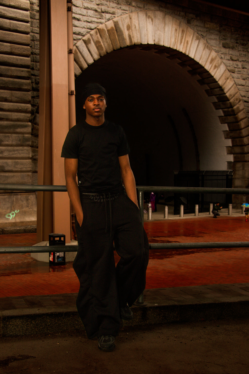 Frilled Sweatpants V1 'Black'